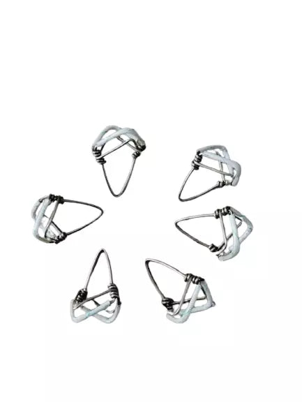 New  12 Pcs Double Wire Iron Mizrab Mijrab Professional Sitar Musical Instrument from Banaras