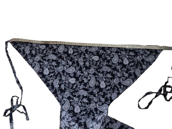 Printed Langota Soft  Cotton Navy  blue and white Sports Yoga Workout Lingerie  Traditional Handcrafted Koupean Fashion Banaras