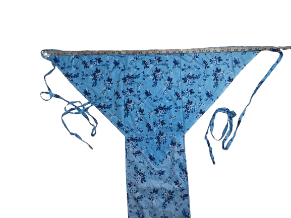 Printed Langota Soft Cotton Sky Blue For Female Sports Yoga Lingerie Workout Traditional Koupean